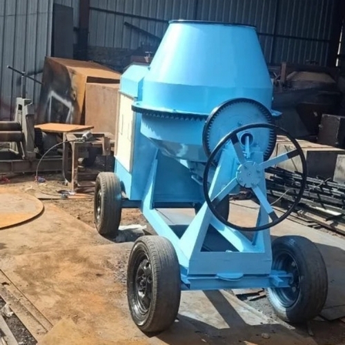 Semi Automatic Concrete Mixer