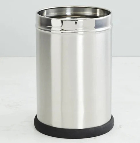 Stainless Steel Plain Dustbin - 5 Litre