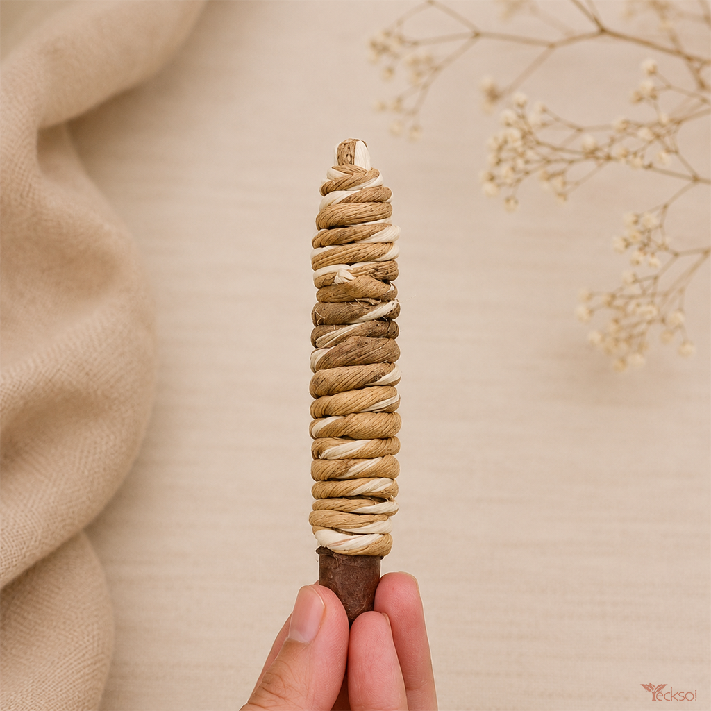 Tecksoi Natural Sola Wood Chain Pine - Feature: Easy To Clean