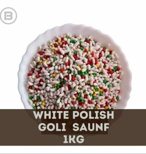 White Polish Goli Saunf Mukhwas