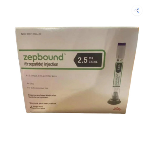 2.5 Mg Zepbound Tirzepatide Injection - Life Span: 3 Years