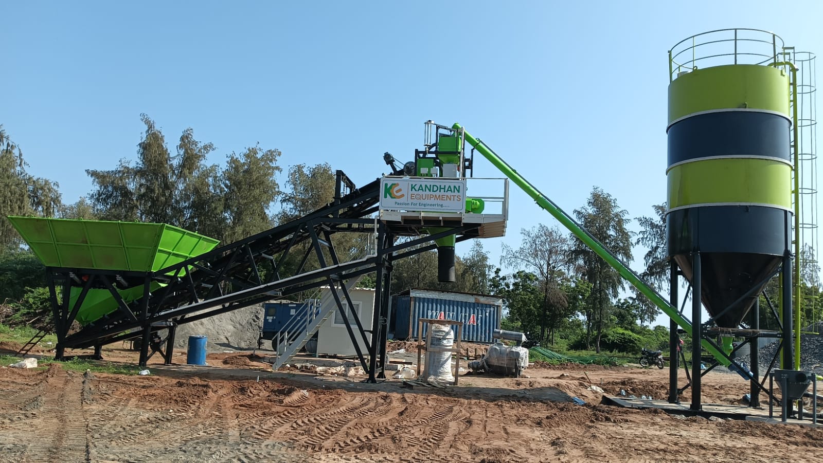 Bp30 Batching Plant - Conveyor Capacity: 100 Ton