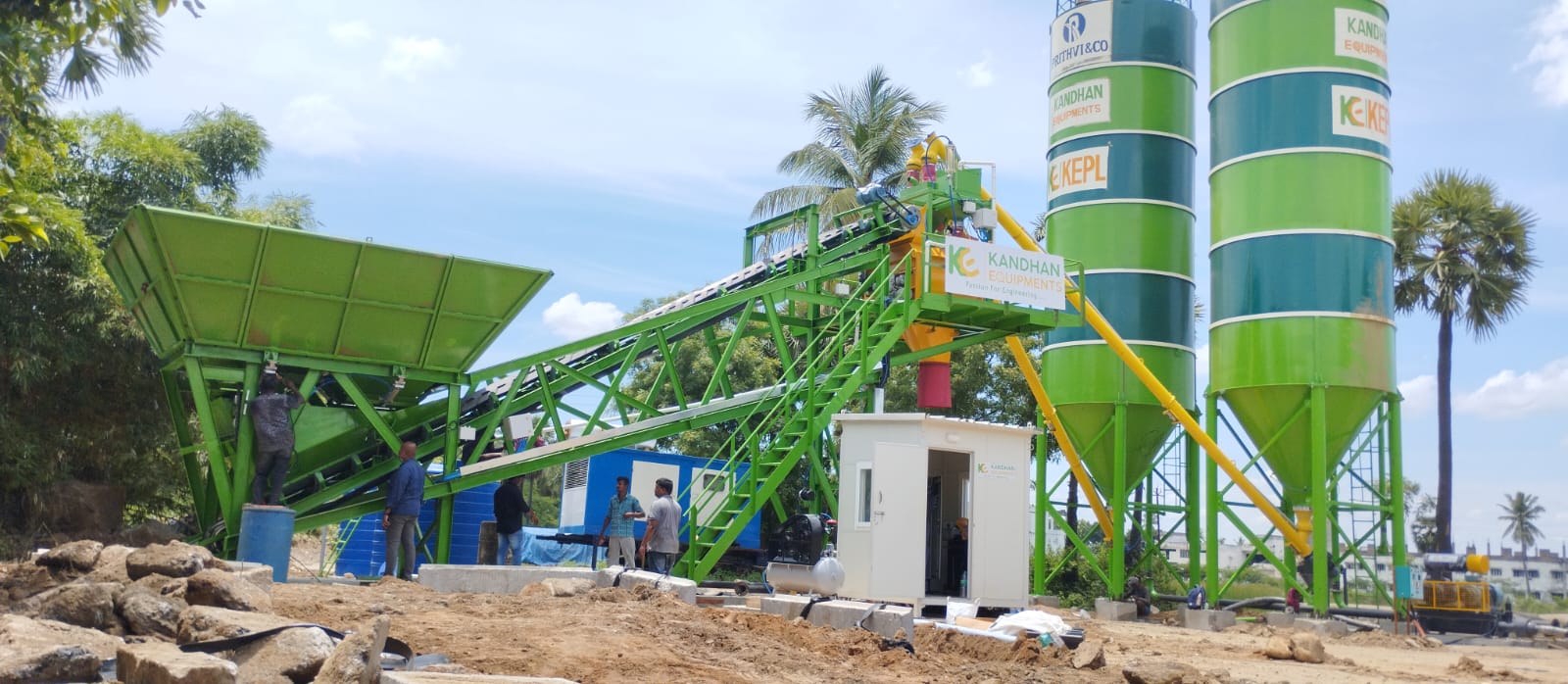 Cp-30 Batching Plant - Color: Green