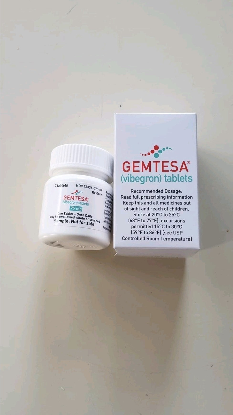 Gemtesa 75Mg Tablets By Amanda Speciality Pharma - Application: It Helps Reduce: Frequent Urination Sudden