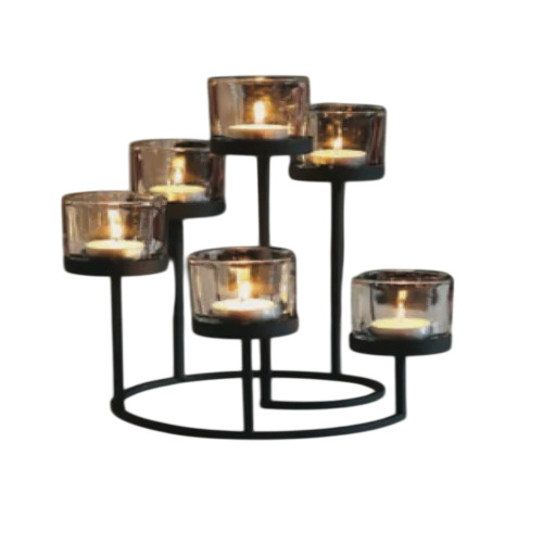 Glass Candle Stand