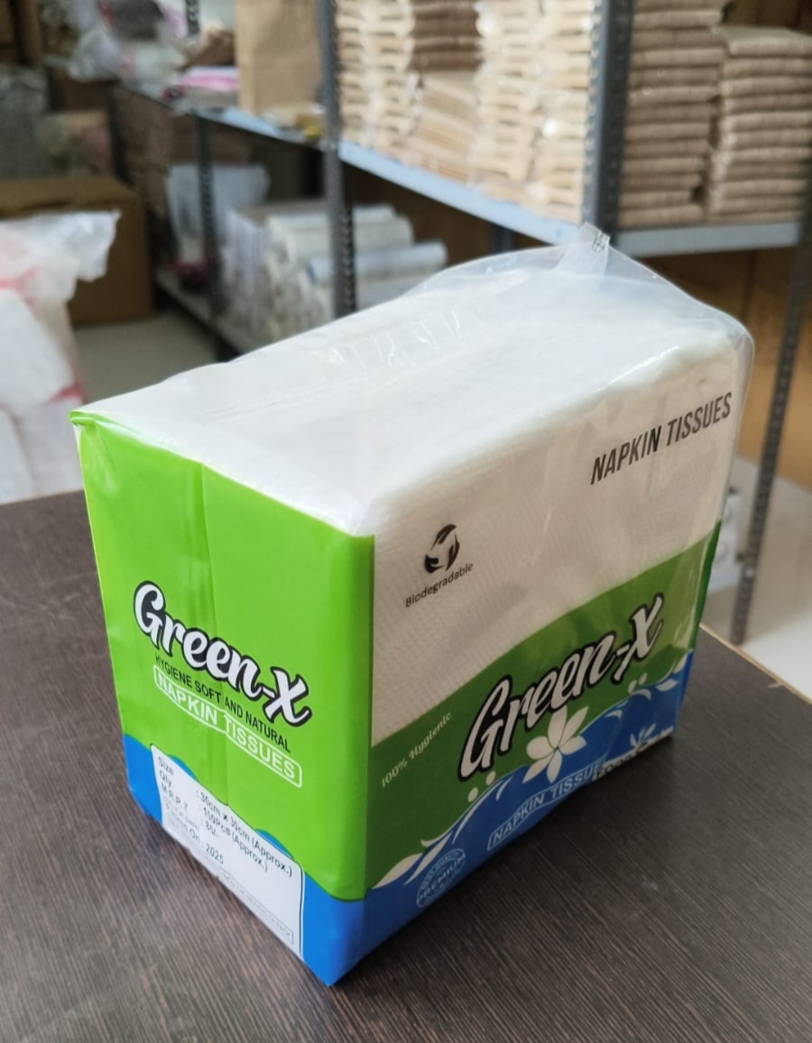 Napkin Tissue - Color: White