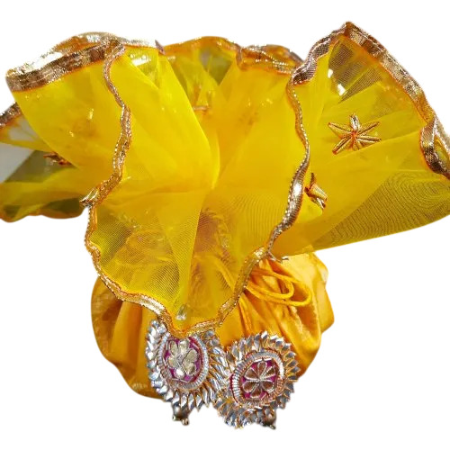 Round Tissue Brocade Potli Bag