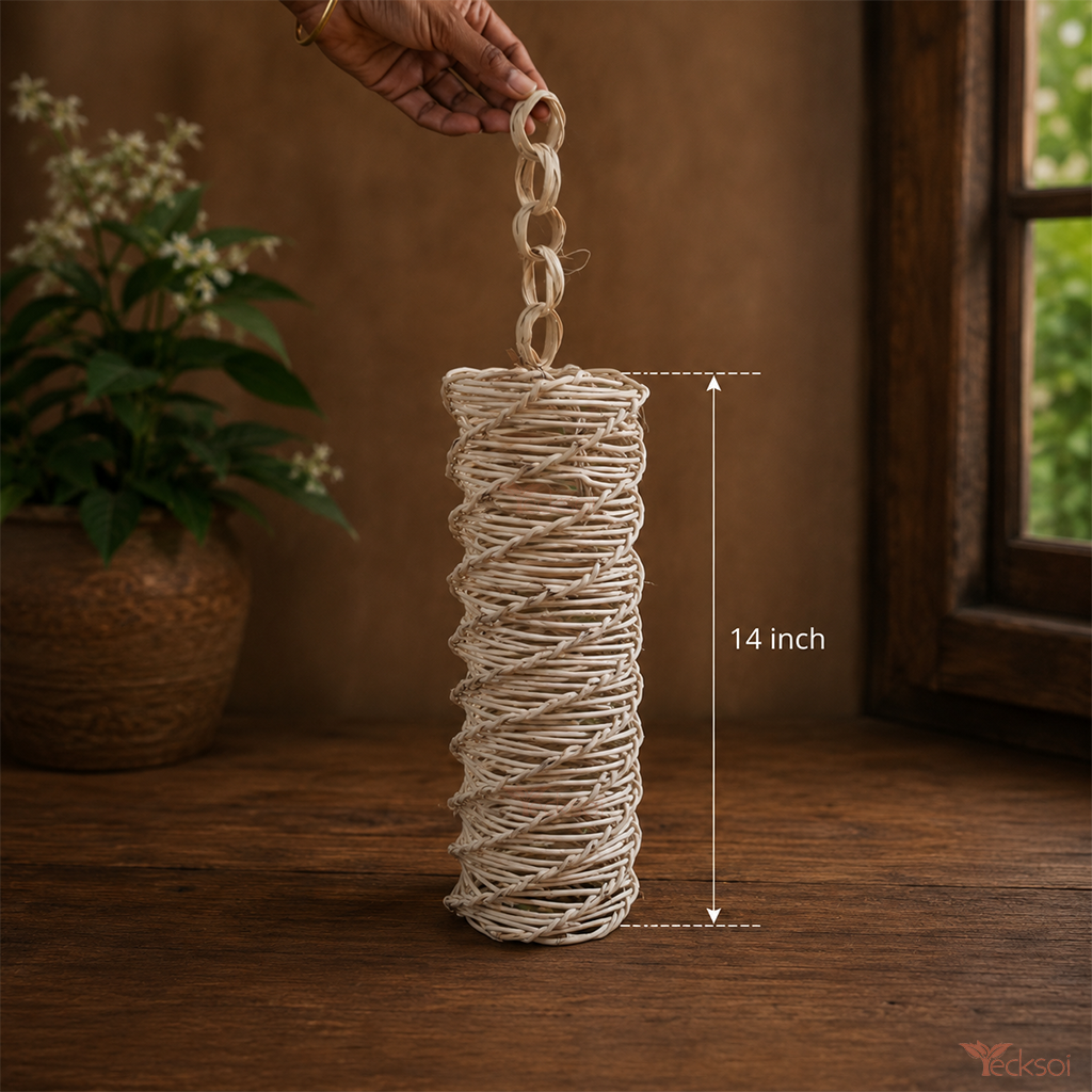 Tecksoi Handmade Lata Vine Light Cover For Decor - Weather Resistance: No