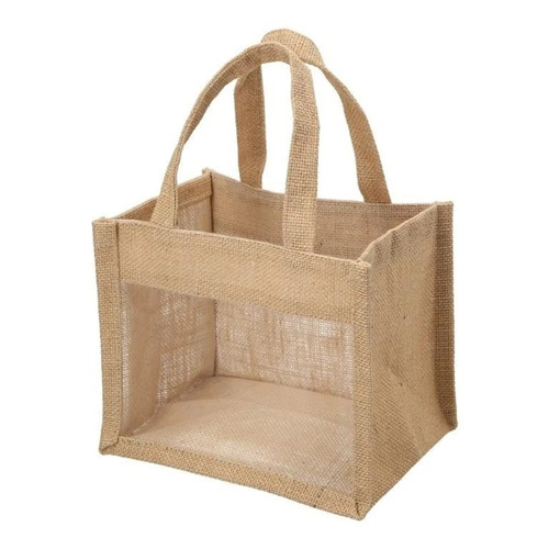 10 Inch Plain Jute Gift Bags
