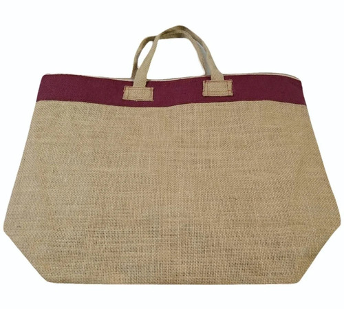 12 Inch Plain Jute Carry Bag