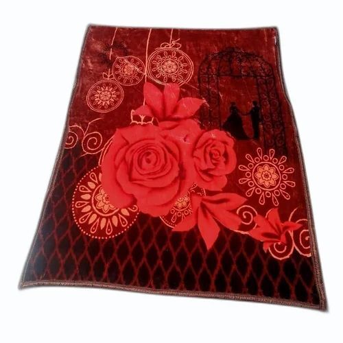 Multicolor Single Bed Mink Blanket
