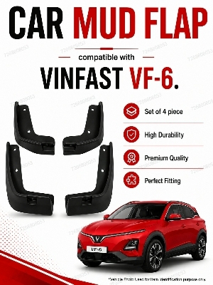 Premium Car Mud Flaps - Installation Type: Screw