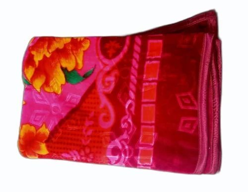 Red Single Bed Mink Blankets