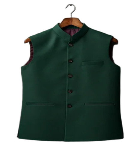 Green Men Nehru Jacket