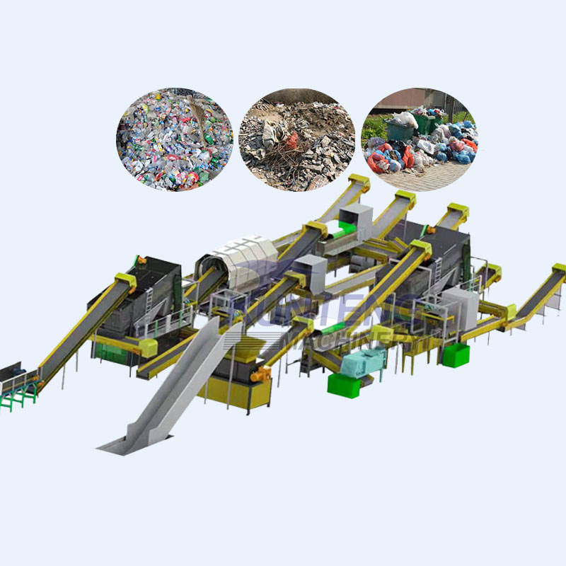 Household Waste Rdf Compactor Briquette Machine Waste Plastic Rdf Molding Line Waste Classification Sorting Assembly Line - Bag Size: Extra Large