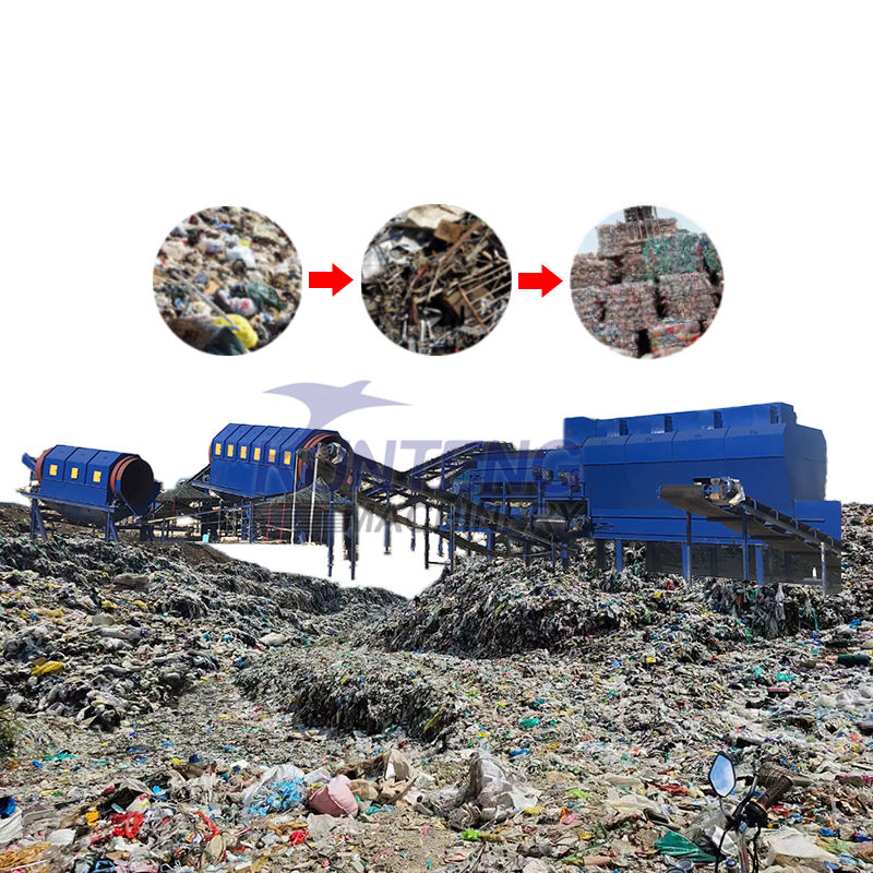 Municipal Waste Separation Machine Robots For Waste Sorting Solid Waste Recycling Plant - Bag Size: Extra Large