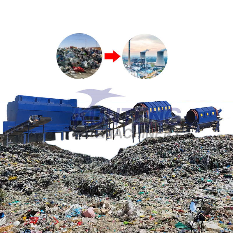 One Stop Waste Management Solutions Waste Incineration To Energy System Waste Sorting Machine - Color: Customized