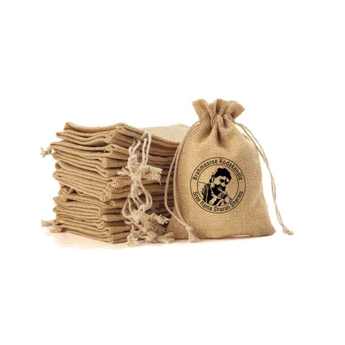 Printed Jute Potli Bag
