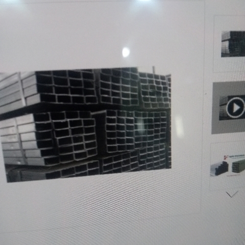 Rectangular hollow pipe
