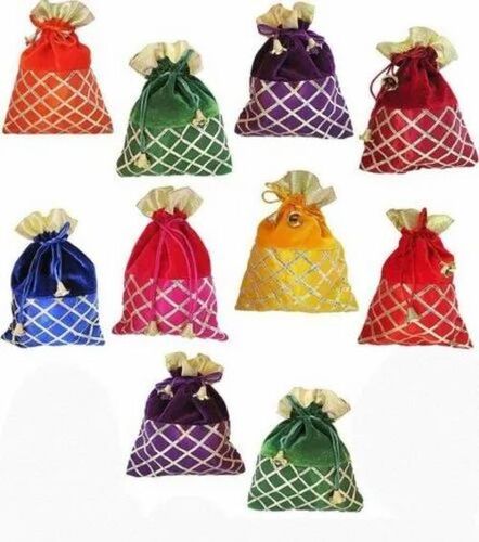 Velvet Silk Potli Bag