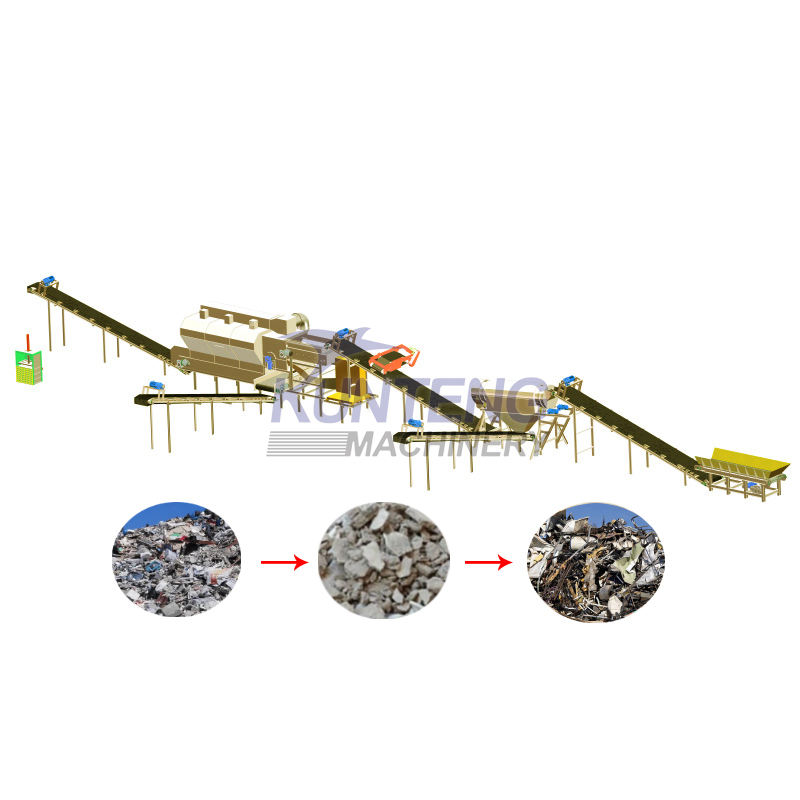 Waste Sorting And Shredding Rdf Srf Production Line - Capacity: Customized Ton/Day