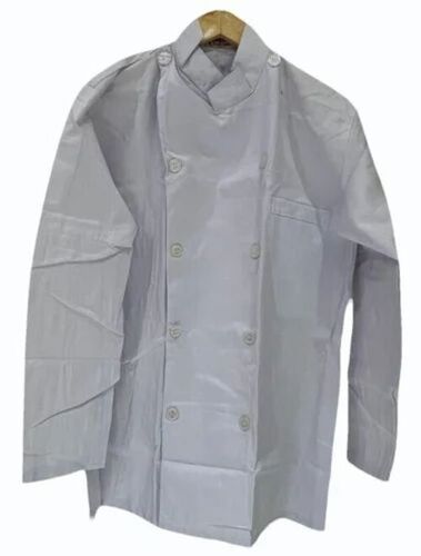 White Polyester Chef Coat