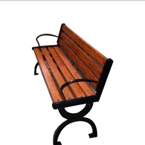 Wooden Park Bench