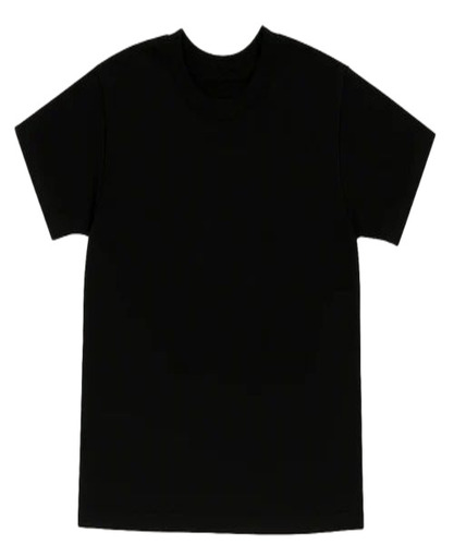 Black Cotton T Shirt