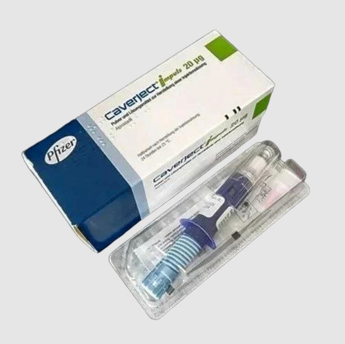 Caverject Alprostadil 20mcg Injection - 1 Bottle, Non Prescription | Allopathic Medicine For Personal And Clinical Use