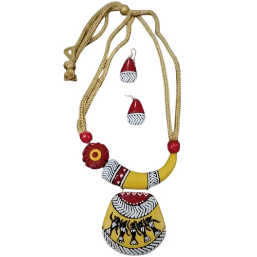 terracotta necklace