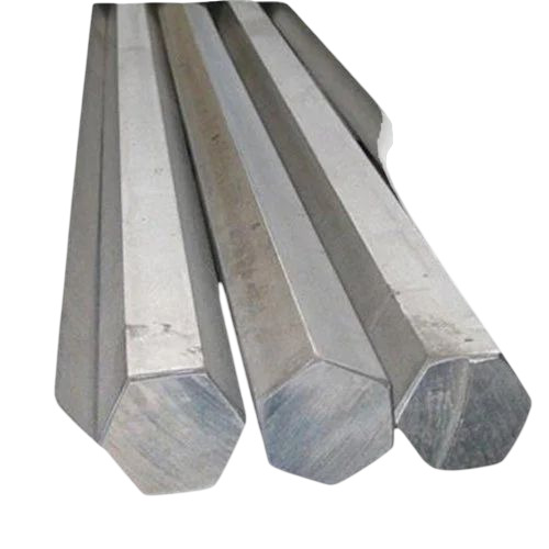 Mild Steel Hex Bar - 10mm Size, Grey Color, Solid Hardness | Corrosion Resistant, Fine Finished, Durable