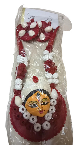 Multicolor Handmade Terracotta Necklace Set