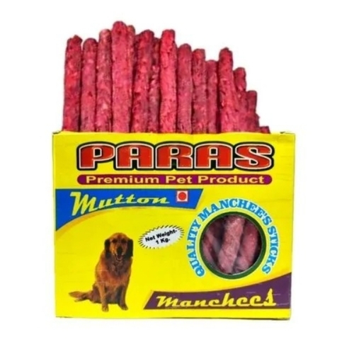Mutton Flavour Manchees Sticks For Dogs - Color: Red