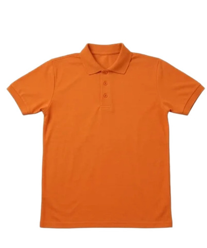 Orange Cotton T Shirt
