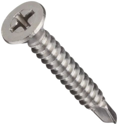 Round Head Ss Metal Screw - Mild Steel 1mm Silver, Coated Polished Durable