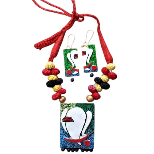 T-39 Designer Terracotta Necklace Set