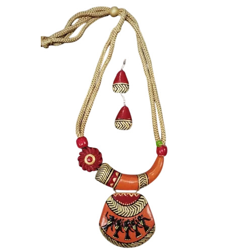 T16 Terracotta Necklace Set