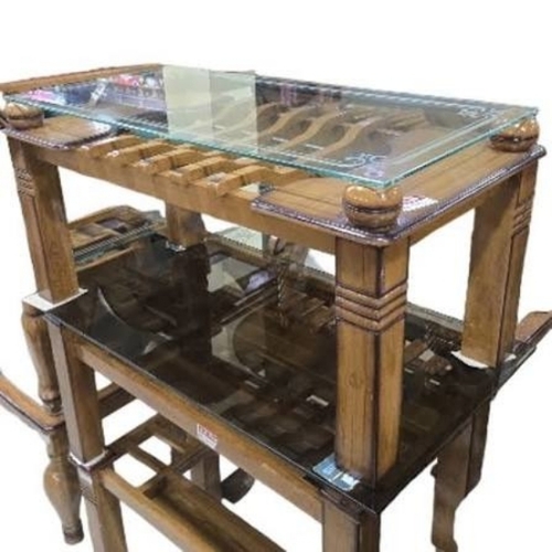 Wooden And Glass Table - Color: Comes In Various Colors