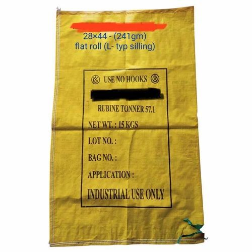Yellow Color Hdpe Bag