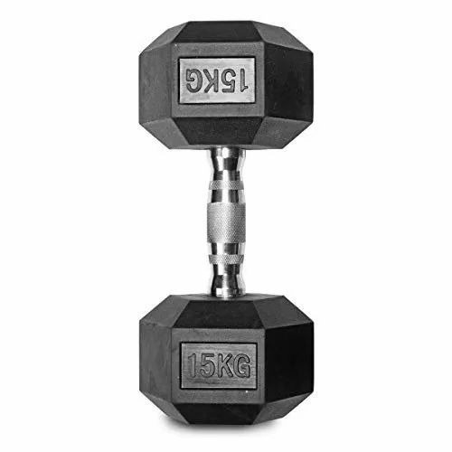 01 15 Kg Hex जिम डंबल