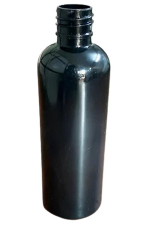 100 Ml Black Color Round Pet Bottle