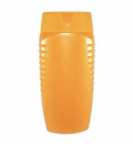 100ml Yellow Color Plastic Shampoo Bottle