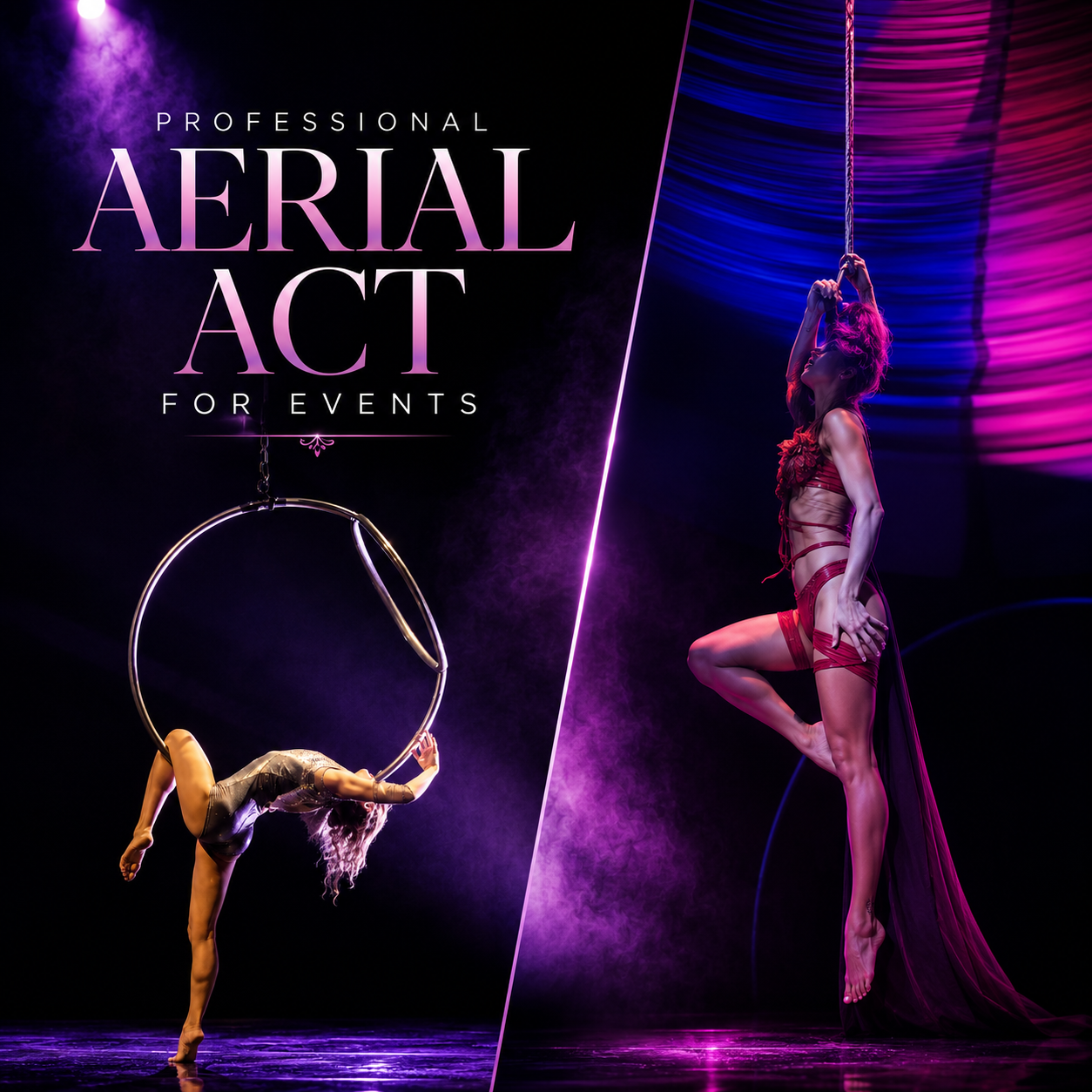 Professional Aerial Act For Events