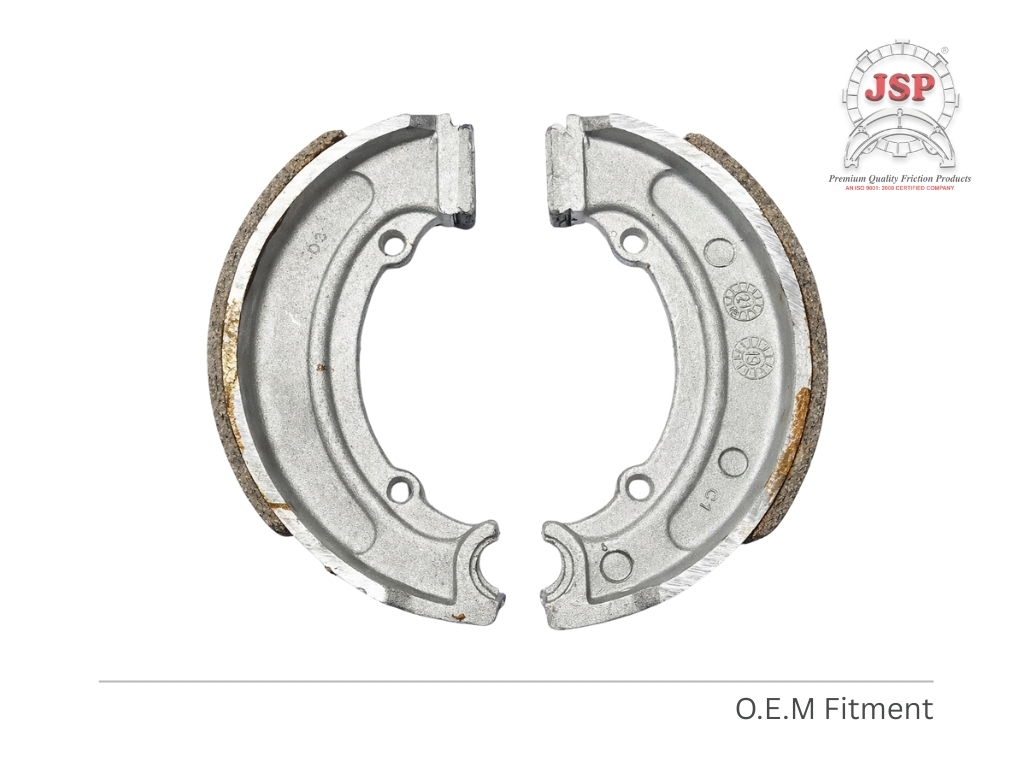 Royal Enfield Bullet 350 Rear Brake Shoe - Material: Aluminium