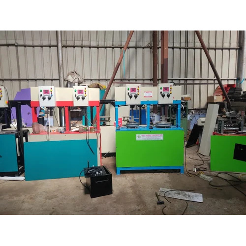 Semi Automatic Hydraulic Double Die Paper Plate Making Machine