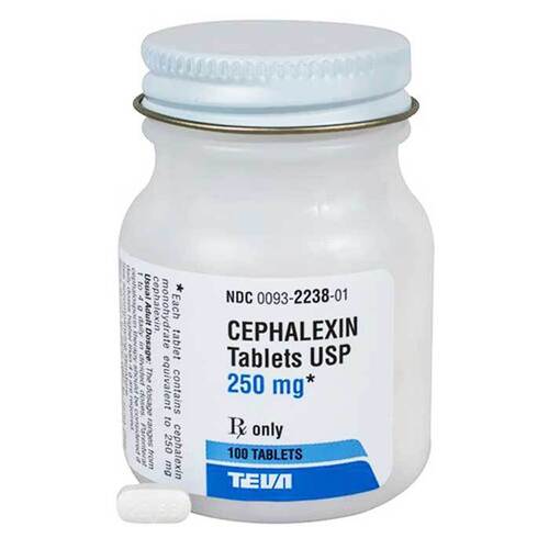 Cephalexin Antibiotic Tablet