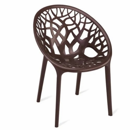 Crystal Polypropylene Armless Chair
