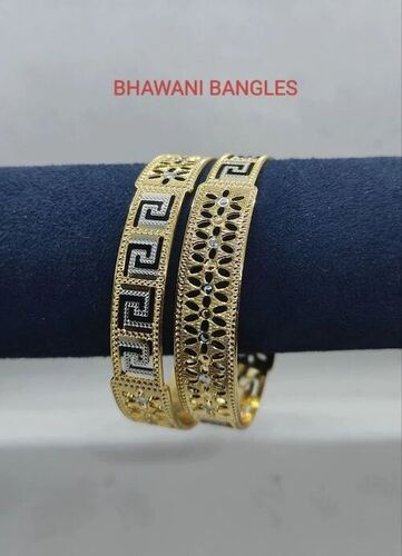 High Brass Bangles Set