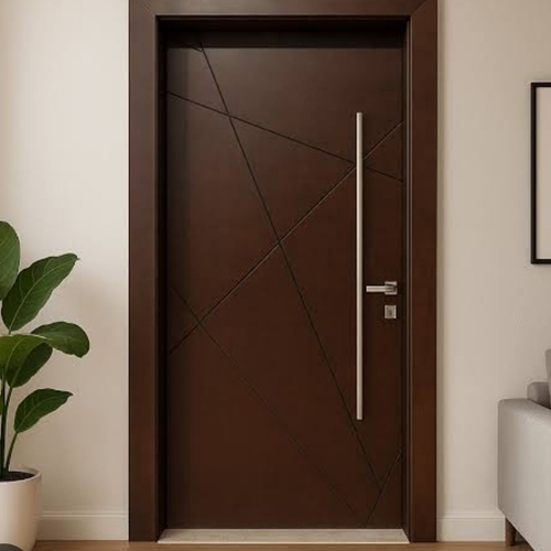 Laminated Door For Home - Color: Brown