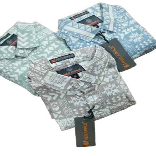 Men Printed Cotton Shirts